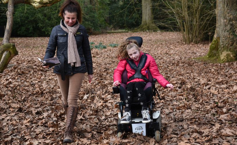 Westonbirt Arboretum wheelchair ride in autumn credit Brian Martin